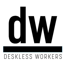 DW DESKLESS WORKERS logo