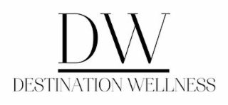 DW DESTINATION WELLNESS logo