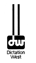 DW DICTATION WEST logo