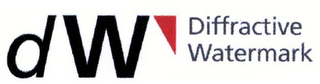 DW DIFFRACTIVE WATERMARK logo