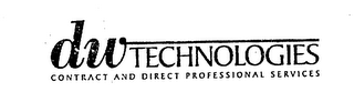 DW TECHNOLOGIES CONTRACT AND DIRECT PROFESSIONAL SERVICES logo