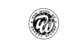 DW THE MARK OF SAFETY AFLOAT logo