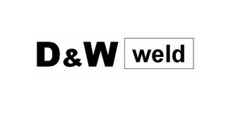 D&W WELD logo