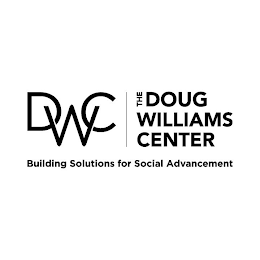 DWC THE DOUG WILLIAMS CENTER BUILDING SOLUTIONS FOR SOCIAL ADVANCEMENT logo
