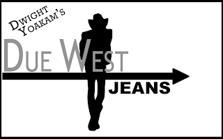 DWIGHT YOAKAM'S DUE WEST JEANS logo