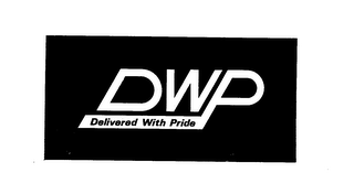 DWP DELIVERED WITH PRIDE logo