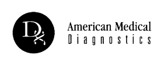 DX AMERICAN MEDICAL DIAGNOSTICS logo
