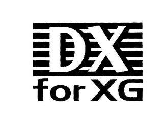 DX FOR XG logo