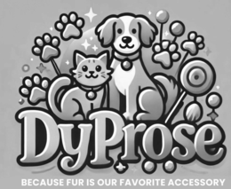 DY PROSE BECAUSE FUR IS OUR FAVORITE ACCESSORY logo
