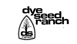 DYE SEED RANCH DS RANCH logo