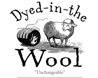 DYED-IN-THE WOOL "UNCHANGEABLE" logo