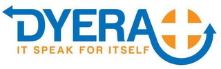 DYERA IT SPEAK FOR ITSELF logo