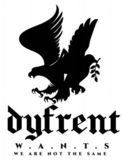 DYFRENT W.A.N.T.S. WE ARE NOT THE SAME logo