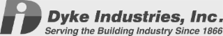 DYKE INDUSTRIES, INC. SERVING THE BUILDING INDUSTRY SINCE 1866 logo
