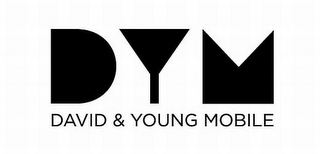 DYM DAVID & YOUNG MOBILE logo