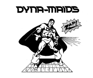 DYNA-MAIDS DM ZAP! logo