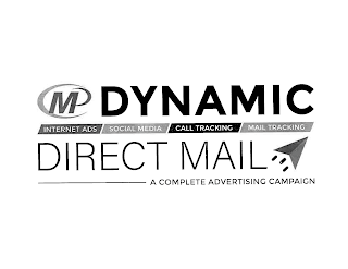 DYNAMIC DIRECT MAIL MP INTERNET ADS SOCIAL MEDIA CALL TRACKING MAIL TRACKING   A COMPLETE ADVERTISING CAMPAIGN logo
