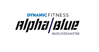 DYNAMIC FITNESS ALPHA / BLUE BLUE LIVES MATTER logo