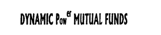 DYNAMIC POWER MUTUAL FUNDS logo