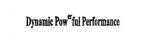 DYNAMIC POWERFUL PERFORMANCE logo
