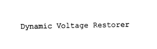 DYNAMIC VOLTAGE RESTORER logo