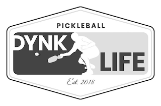 DYNK LIFE PICKLEBALL EST. 2018 logo