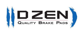 DZEN QUALITY BRAKE PADS logo
