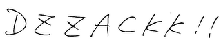 DZZACKK!! logo