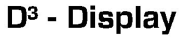 D³ - DISPLAY logo