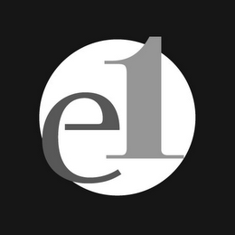 E 1 logo