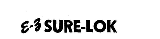 E-3 SURE-LOK logo
