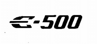 E - 500 logo