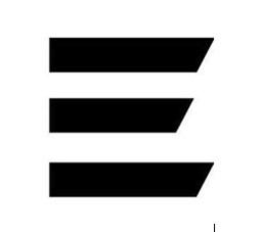 E logo