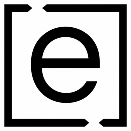 E logo