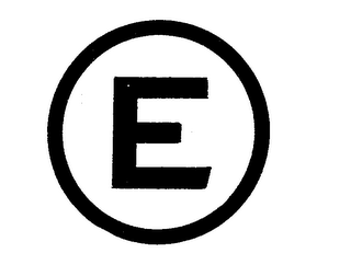 E logo