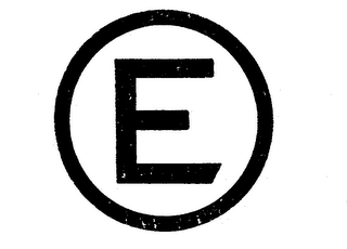 E logo
