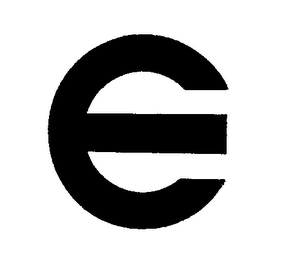 E logo