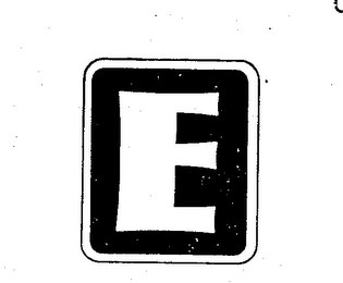 E logo