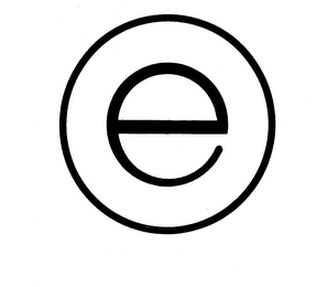 E logo