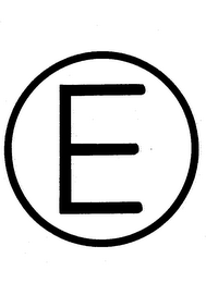 E logo