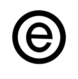E logo