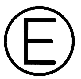 E logo