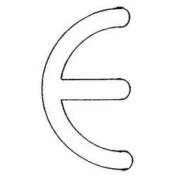 E logo