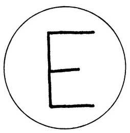 E logo