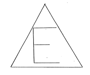 E logo