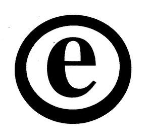 E logo