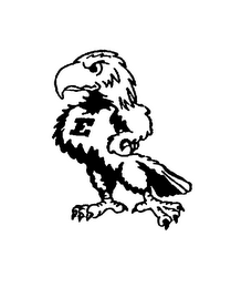 E logo