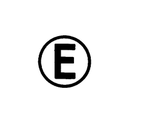 E logo