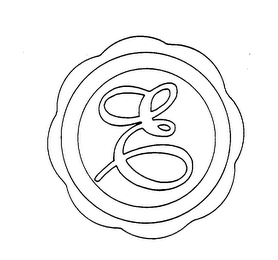 E logo