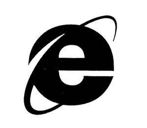 E logo